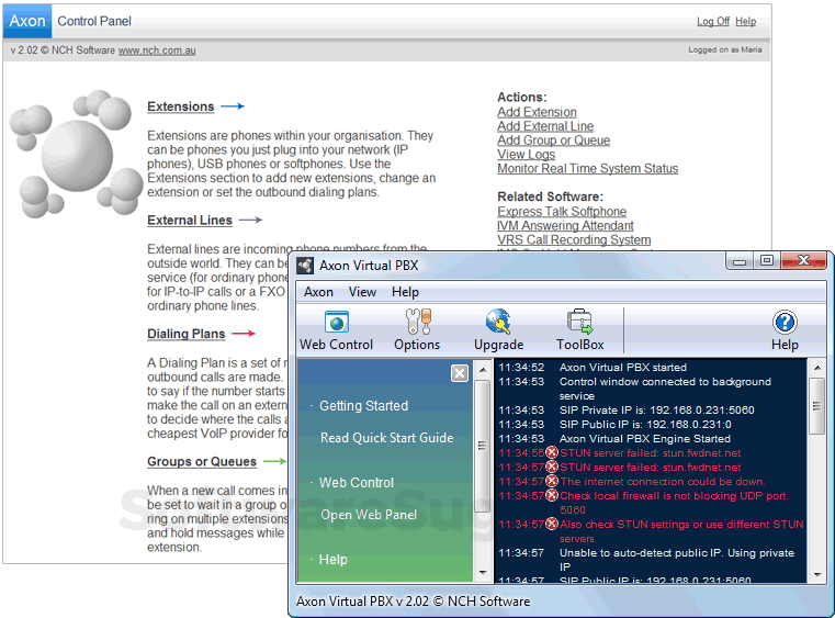 Axon Virtual PBX Small Screenshot 2